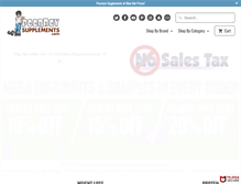 Tablet Screenshot of poorboysupplements.com